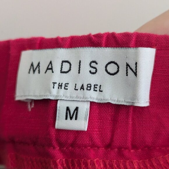 Madison the Label pink linen skirt - Picture 5 of 6